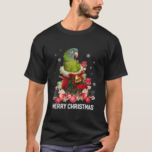 Parrot Ornament Dekoration Julgran Tee Julafton (Framsida)