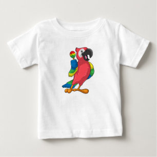 Parrot på Music med Maracas T Shirt
