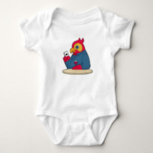 Parrot på Poker med Poker-kort T Shirt