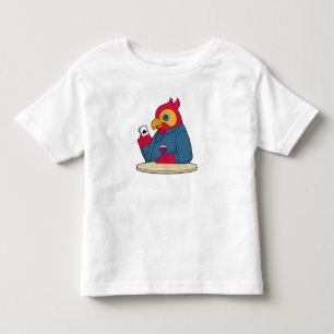 Parrot på Poker med Poker-kort T Shirt
