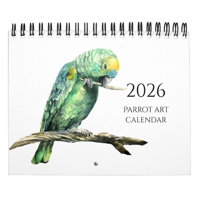 Parrot paintings Calendar Kalender (Omslag)