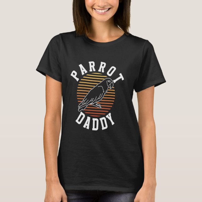 Parrot pappa Parrots Pet Animal Cute Parrot Pappa  T Shirt (Framsida)