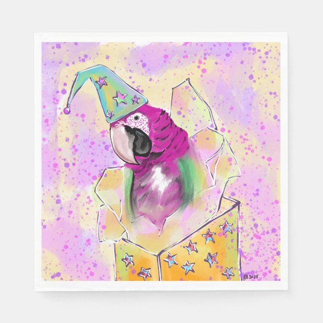 Parrot Pappersservett (Framsidan)