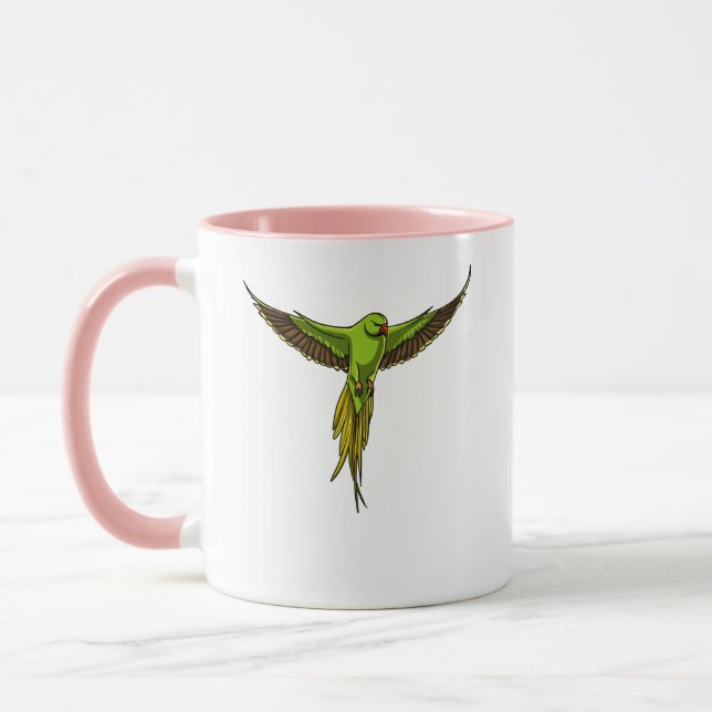 Parrot Parakeet Bird Mugg (Vänster)
