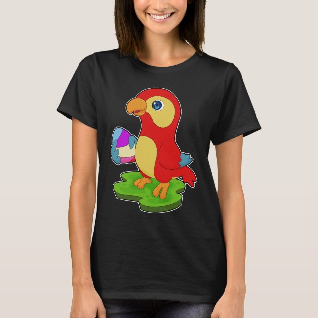 Parrot Påsk Påskägg T Shirt (Framsida)