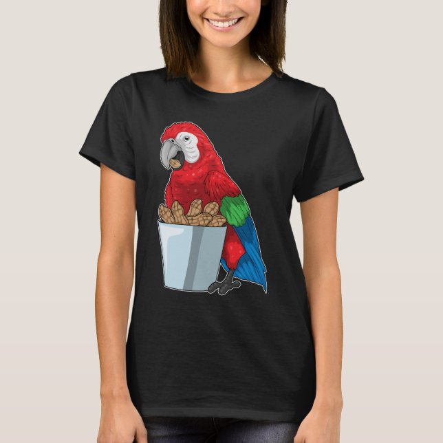 Parrot Peanuts T Shirt (Framsida)