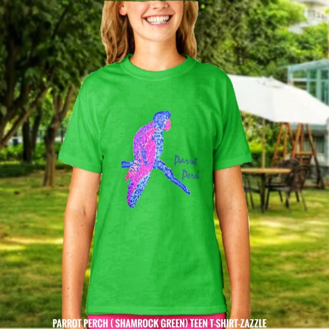 Parrot Perch T Shirt (Skapare uppladdad)