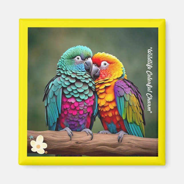 ’Parrot Photography Showcase’ Magnet (Framsidan)