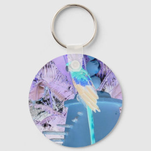 Parrot Pop Art Nyckelring
