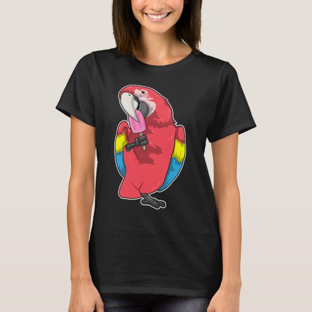 Parrot Popsicle T Shirt (Framsida)