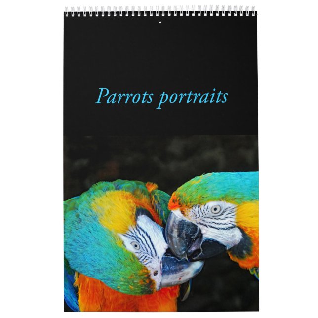 Parrot Portraits Kalender (Omslag)