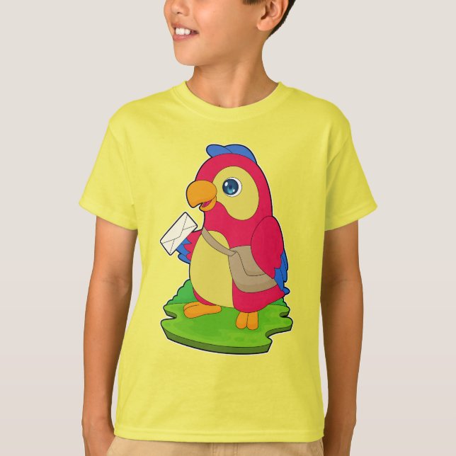 Parrot Postman Brev T Shirt (Framsida)