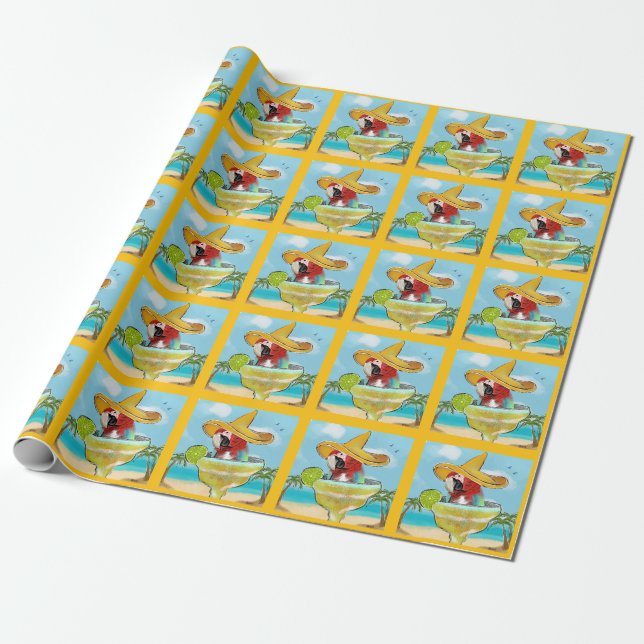 Parrot Presentpapper (Utrullad)