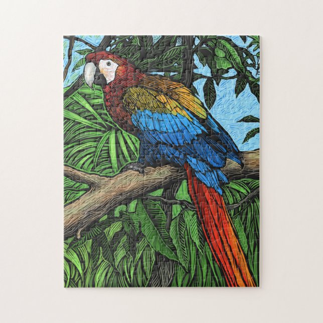 Parrot Puzzle Pussel (Vertikal)