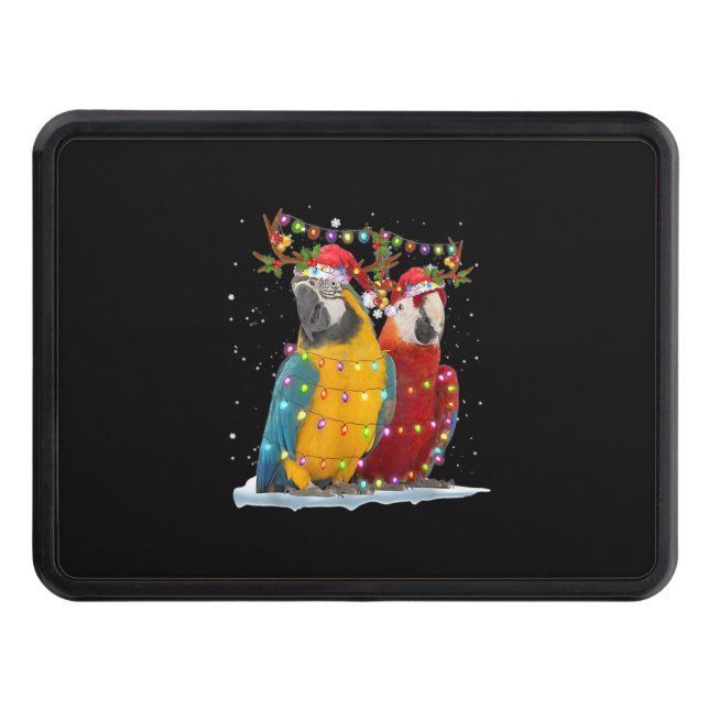 Parrot Reindeer Julafton Light jul Ornaments Dragkroksskydd (Framsidan)