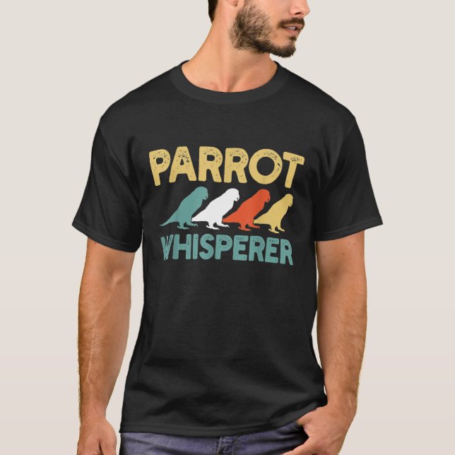 Parrot Retro 1 T Shirt (Framsida)