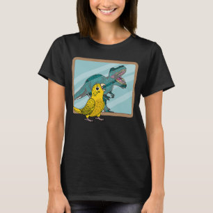 Parrot & Rex Reflection I Gult Lutino Budgie Bud T Shirt