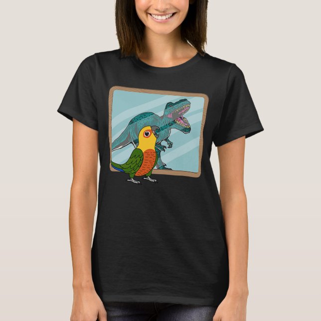 Parrot & Rex Reflection I Jenday Conure T Shirt (Framsida)