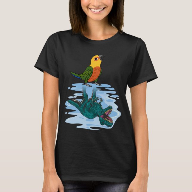 Parrot & Rex Reflection I Jenday Conure T Shirt (Framsida)