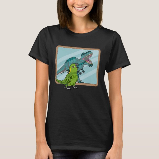 Parrot & Rex Reflection I Yellow naped Amazon T Shirt (Framsida)