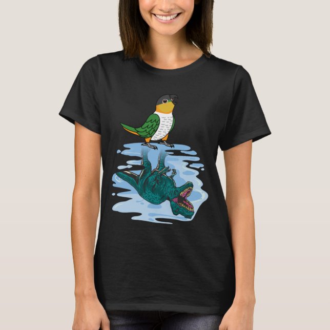 Parrot & Rex Refltion I Black med Kaique T Shirt (Framsida)