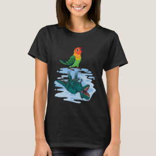 Parrot & Rex Refltion I Fischers Lovebird T Shirt