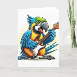 Parrot Rock musik Anteckningskort