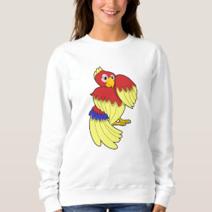 Parrot röd gult t shirt