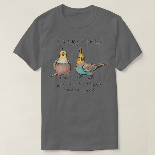 Parrot roligt t shirt (Design framsida)