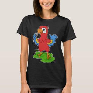 Parrot Singer Microphone Music T Shirt