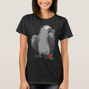 Parrot Singer Microphone Music T Shirt