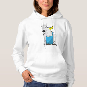 Parrot som Chef med kojonghatt T Shirt