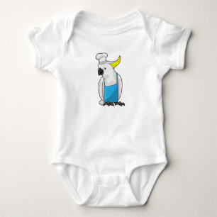 Parrot som Chef med kojonghatt T Shirt