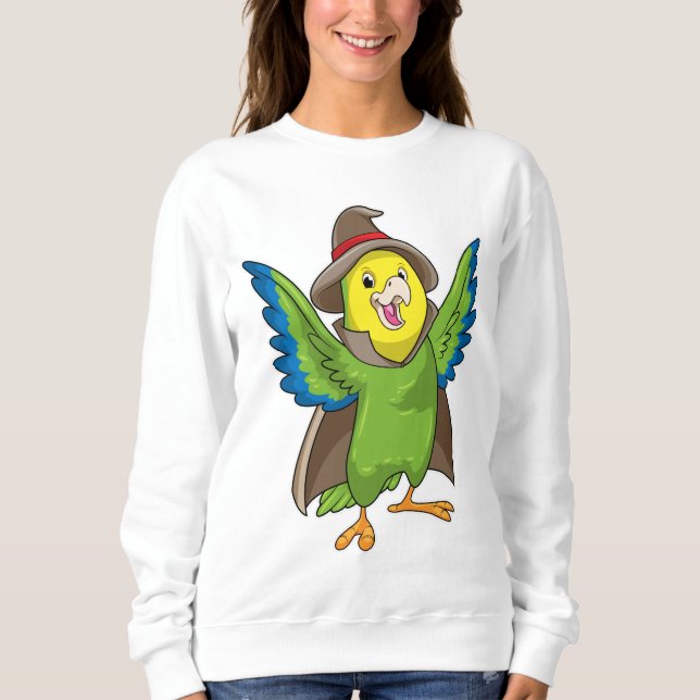 Parrot som guide med hatt t shirt (Framsida)