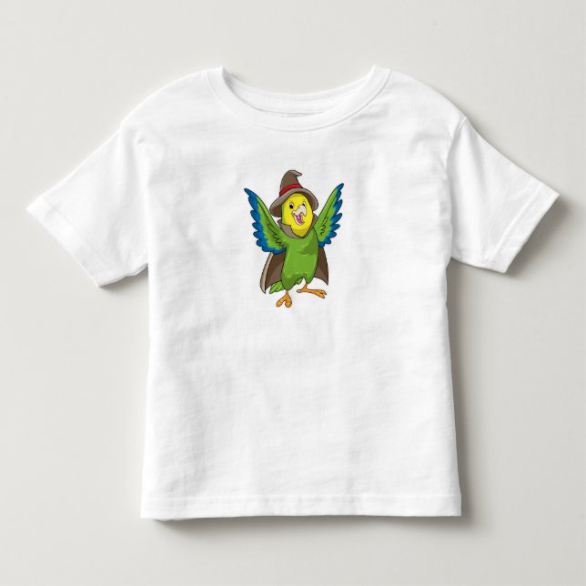 Parrot som guide med hatt t shirt (Framsida)