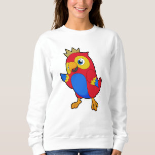 Parrot som Kung med Krona T Shirt