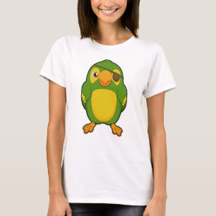 Parrot som Pirat med Eyepatch T Shirt