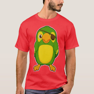 Parrot som Pirat med Eyepatch T Shirt