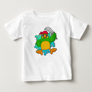 Parrot som Pirat med Sword T Shirt