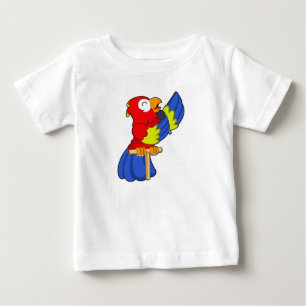 Parrot som Singer med Microphone T Shirt