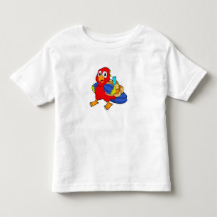 Parrot som Student med ryggsäck T Shirt