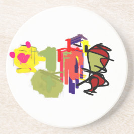 Parrot sommblommor underlägg