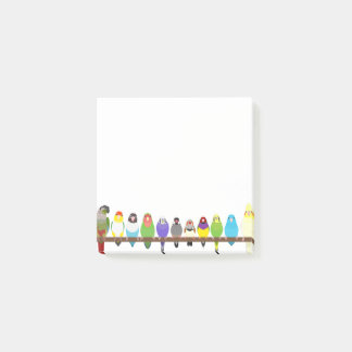 Parrot Sticky Notes Post-it Block
