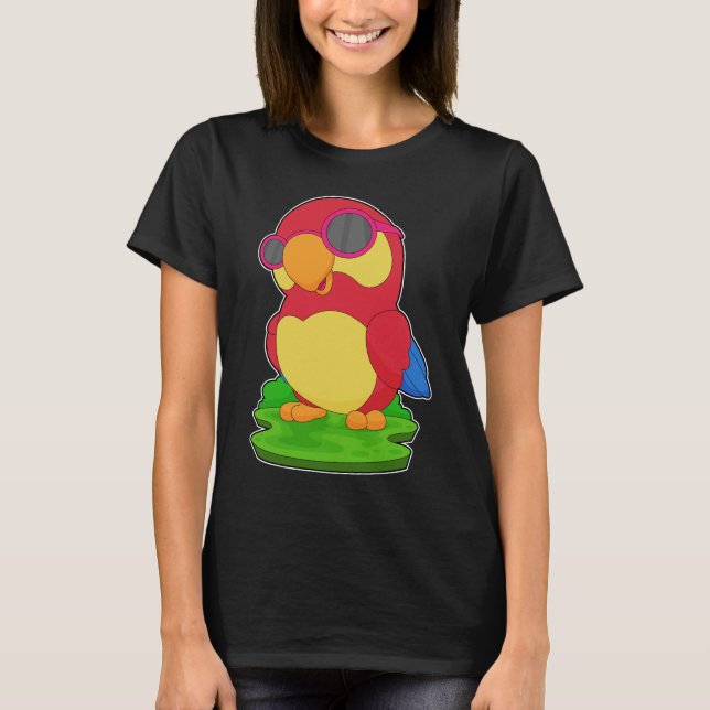 Parrot Sunglass T Shirt (Framsida)