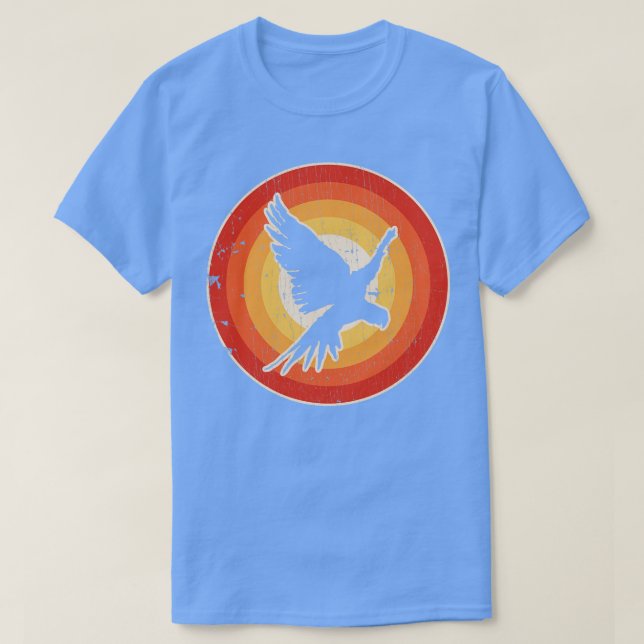 Parrot Sunset Retro för manar Women Boys Girls Kid T Shirt (Design framsida)
