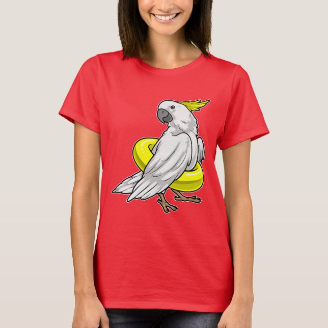 Parrot Swimming Livbuoy T Shirt (Framsida)