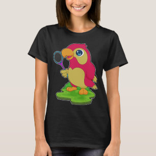 Parrot Tennis Tennis racket T Shirt