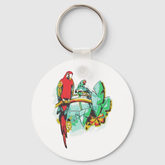 Parrot Trio Nyckelring (Framsida)