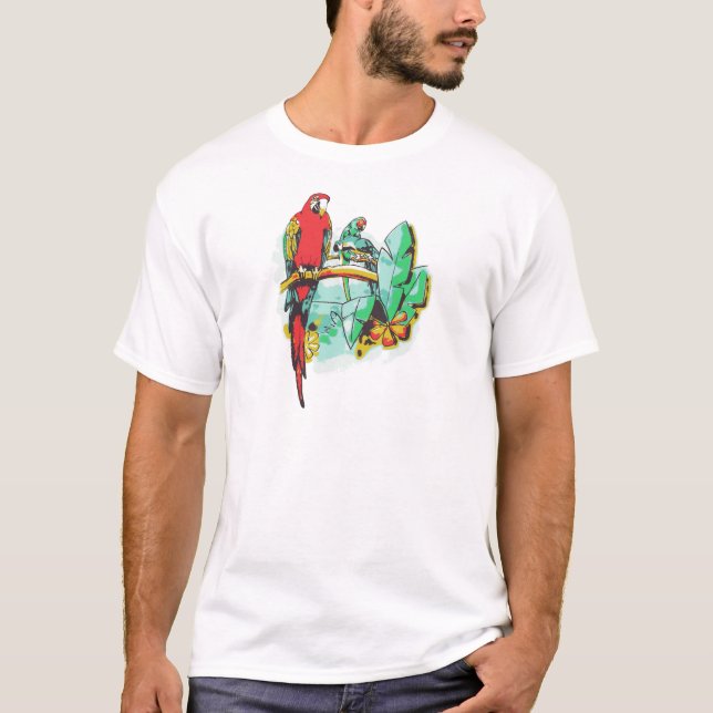 Parrot Trio T-shirt (Framsida)