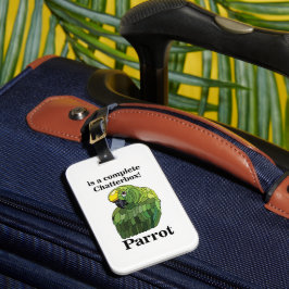 Parrot Tropical Bird Funny Travel Bagagebricka